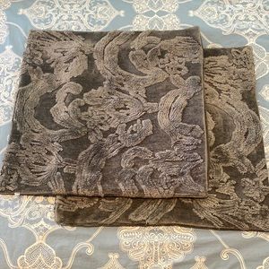 Pair of 22-inch Pottery Barn pillow covers